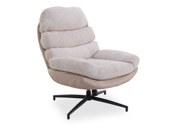 Sessel DROP ONAN in beige aus Stoff