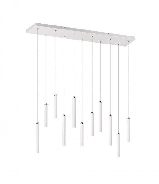 Pendelleuchte TUBULAR in weiß aus Metall