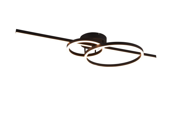 Deckenleuchte MONTILLA in schwarz aus Metall