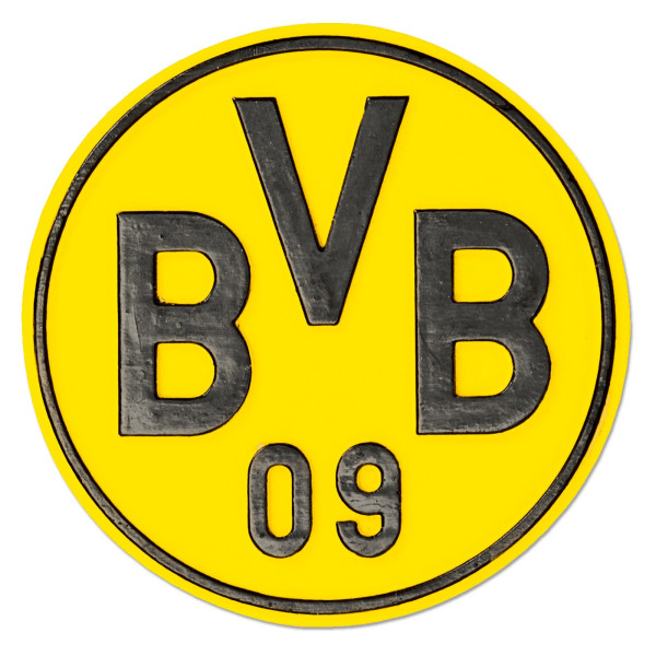 Magnet BVB EMBLEM in mehrfarbig aus Materialmix