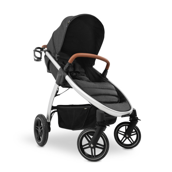 Buggy hauck UPTOWN in schwarz aus Materialmix