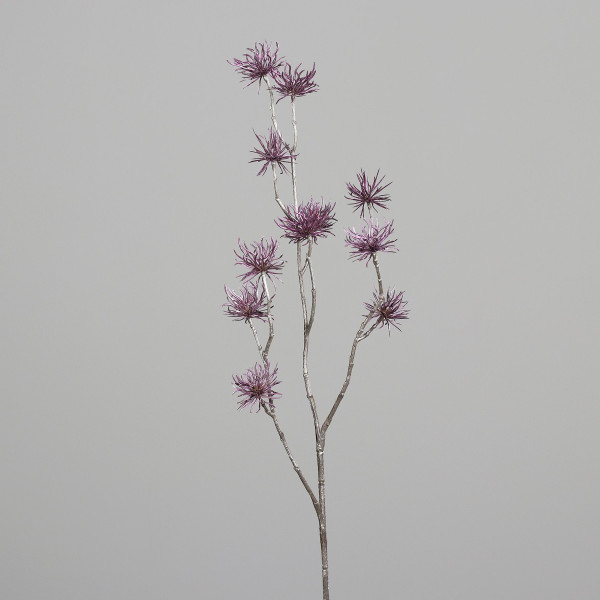 Kunstpflanze HAMAMELISZWEIG in lila aus Kunststoff