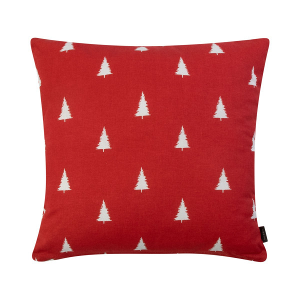 Kissen TERESA in rot aus Baumwolle