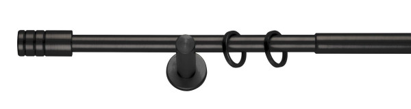Komplettgarnitur RILLCUBE in schwarz aus Metall