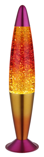 Lavaleuchte LED BUBBLE bunt in mehrfarbig aus Materialmix