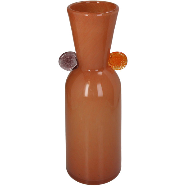 Vase TERRA in terracotta aus Glas