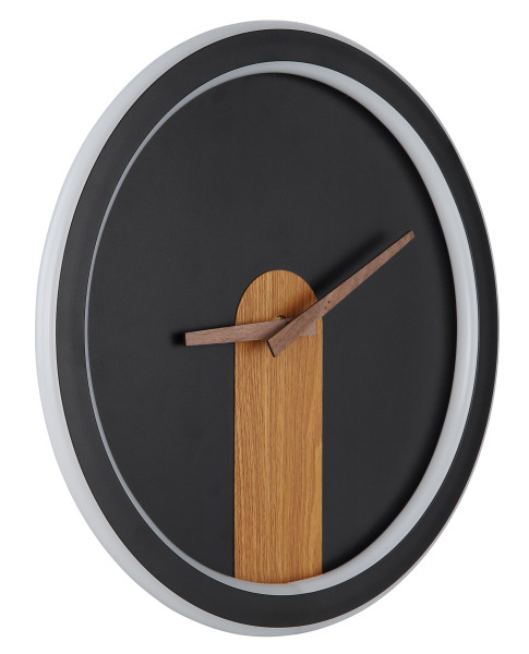 Wanduhr SUSSY in schwarz aus Metall