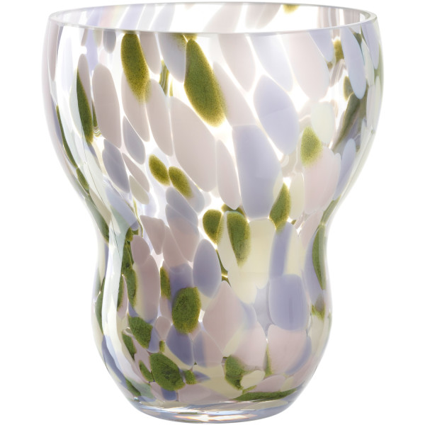 Vase VIVACE in mehrfarbig aus Glas