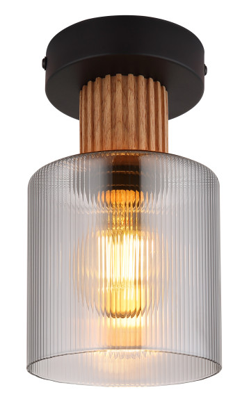 Deckenleuchte SMOKY in mehrfarbig aus Materialmix