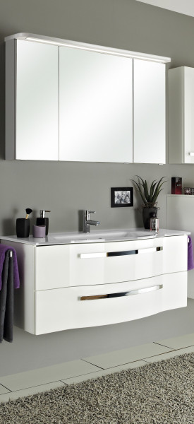 Badezimmer Aquarell 4005 in weiß aus Lack