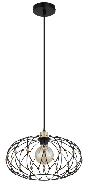 Hängeleuchte GREYS in schwarz aus Metall