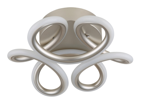 Deckenleuchte MELISAND in silberfarben aus Metall