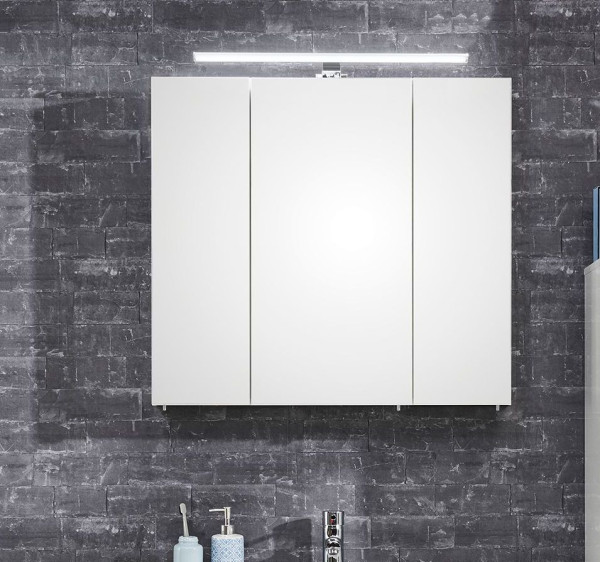 Spiegelschrank Aquarell 3006 in weiß aus Lack