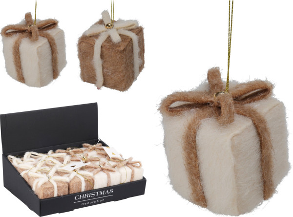 Dekohänger GESCHENK in mehrfarbig aus Polyester