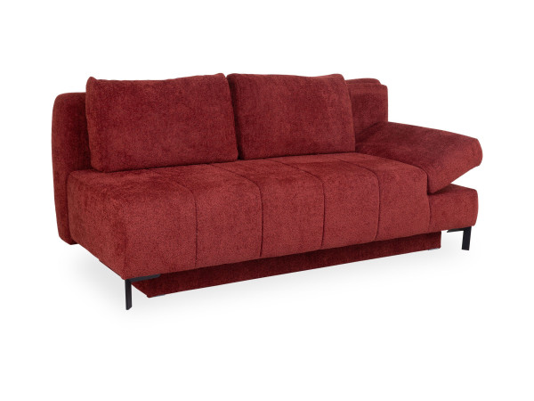 Schlafsofa Elastoform ROSI in burgund aus Stoff