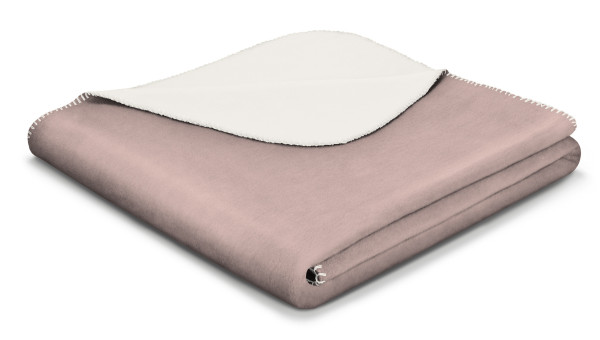 Wohndecke BASIC lotus/natur in mehrfarbig aus Mischgewebe