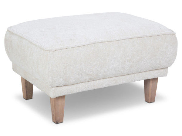 Hocker SANSIBAR SALTUM in IVORY aus Stoff