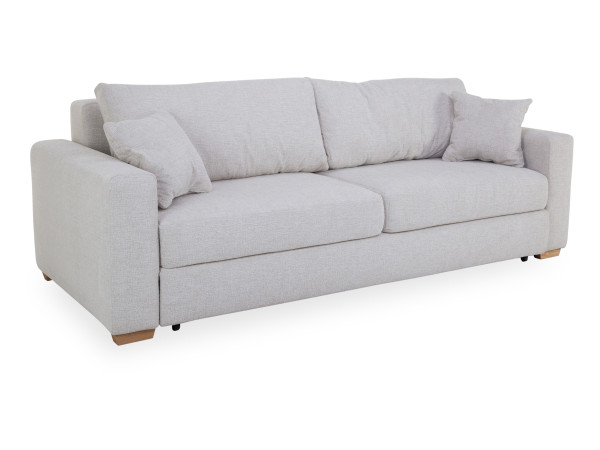 Schlafsofa HARPER JUNSELE in beige aus Stoff