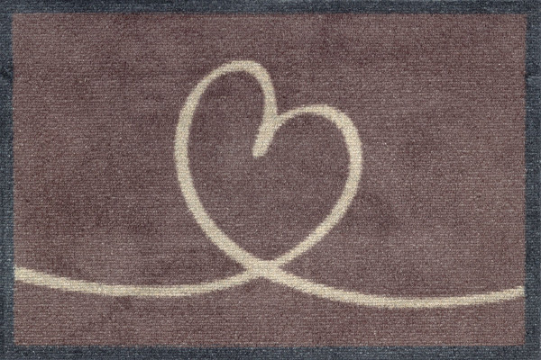 Fußmatte Lovita brown in braun