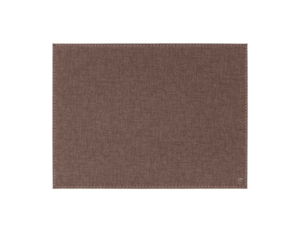 Tischset FREEFORM in braun aus Stoff