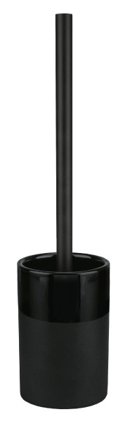 WC-Bürsten-Halter DEEP in schwarz aus Steinzeug