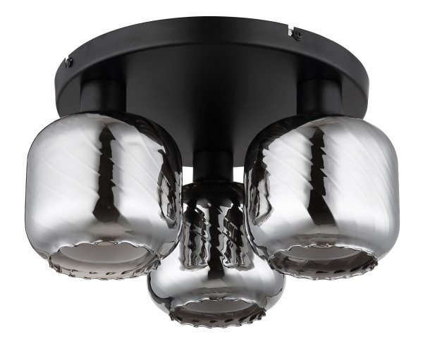 Deckenleuchte XIA in schwarz aus Metall