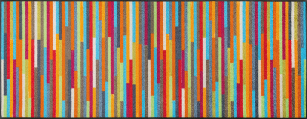 Fußmatte Mikado Stripes in mehrfarbig aus Polyamid