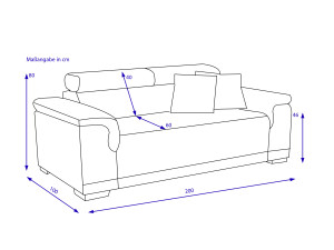 Vorschau: Sofa 2-Sitzer FONDI Vorschau: Sofa 2-Sitzer FONDI