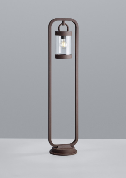 Pfosten SAMBESI in Rost aus Aluminium