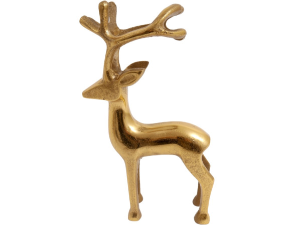 Rentier ROLF in goldfarben aus Aluminium
