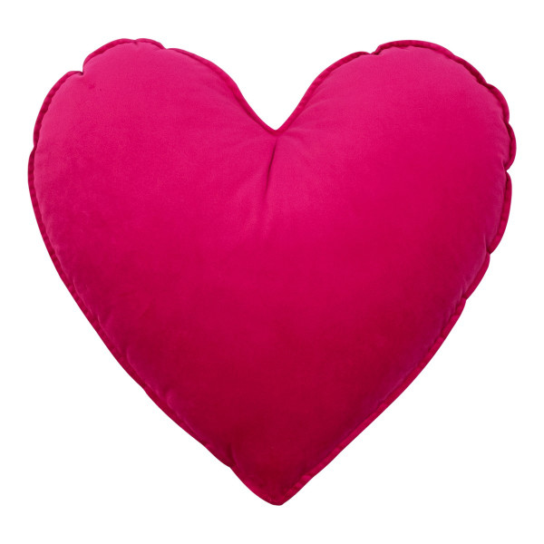 Kissen HEART in Fuchsia aus Polyester