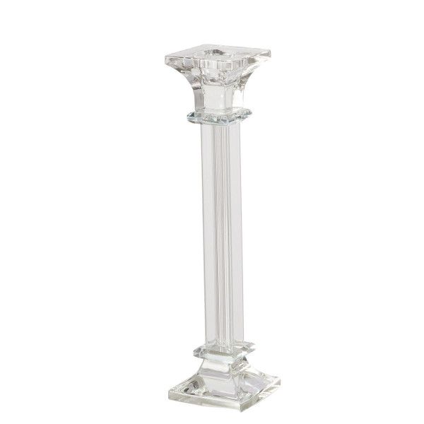 Kerzenleuchter CHRISTEL in klar aus Glas