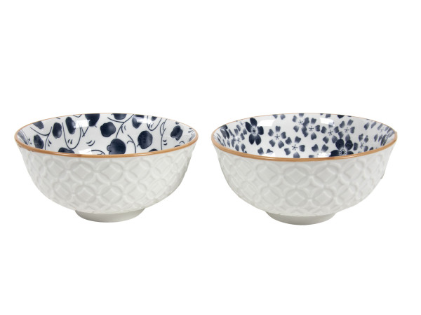 Schale TOTTORI in mehrfarbig aus Steinzeug