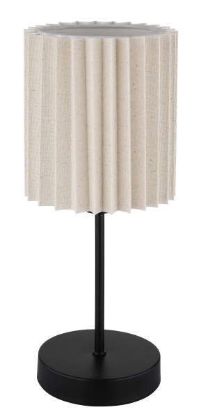 Tischleuchte PAGE in schwarz aus Metall