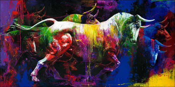 Originalbild COLOURFUL BULL II