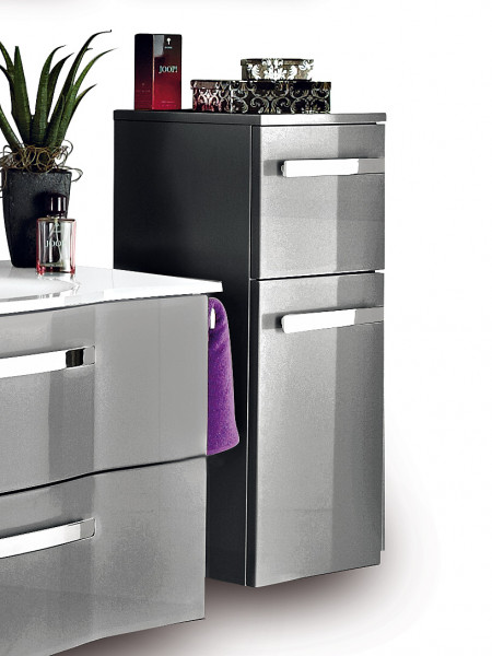 Badunterschrank Aquarell 4005 in grau aus Lack
