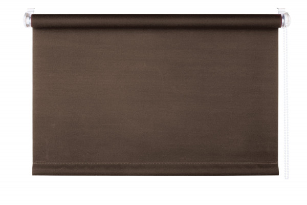 Rollo KLEMMFIX braun 120x160cm in braun aus Polyester