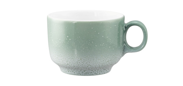 Kaffeeobertasse SENTO HOME in grün aus Porzellan