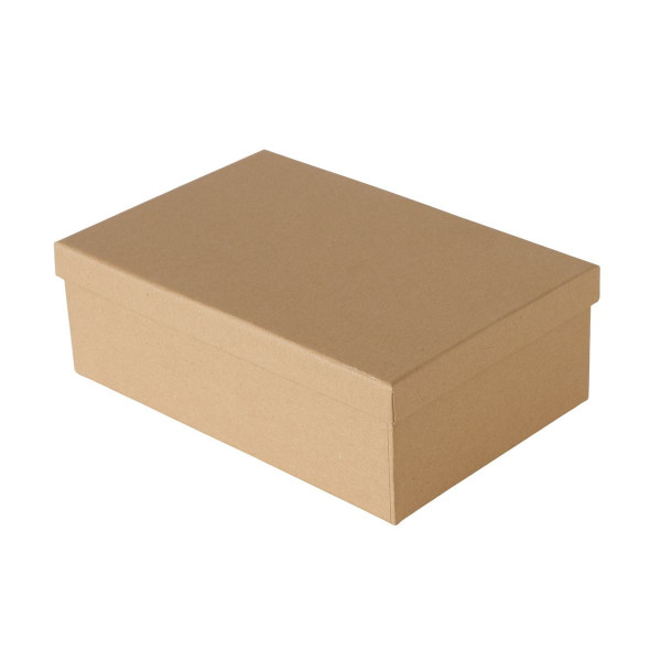 Kartonage PLAINY in braun aus Papier