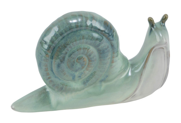Figur SCHNECKE in creme aus Keramik