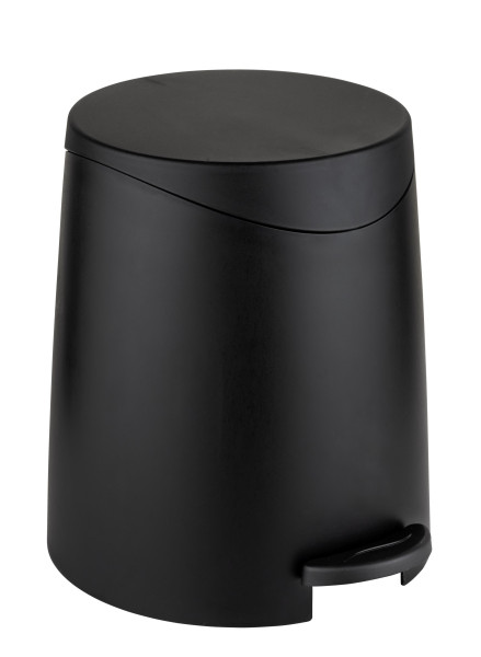 Kosmetikeimer PORTES schwarz in schwarz aus Polypropylen
