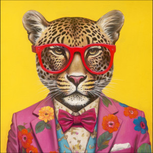 Originalbild  CRAZY LEOPARD Originalbild  CRAZY LEOPARD