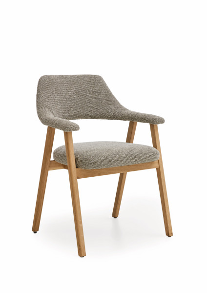 Polsterstuhl OLE in  Lisa taupe