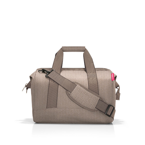 allrounder reisenthel M - herringbone mok in braun aus Polyester