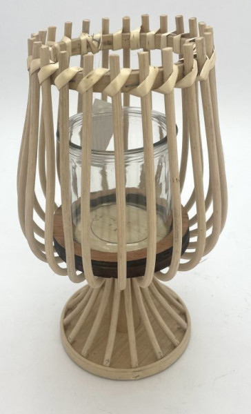 Laterne WILLOW in natur aus Materialmix