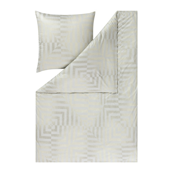 Bettwäsche BEGROS - SOPO in beige aus Baumwolle