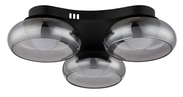 Deckenleuchte CARLENE in schwarz aus Metall