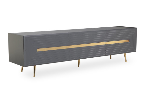 Lowboard JAPHIA in grau aus Dekor
