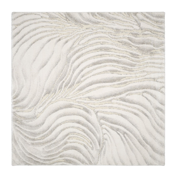 Teppich LIV CORAL in braun/weiß aus Mischgewebe