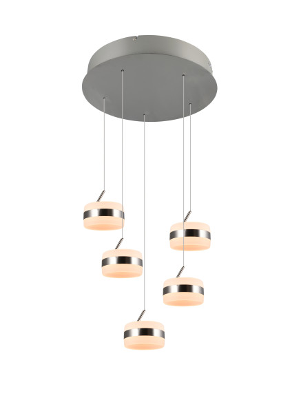 Pendelleuchte DIOS in Nickel aus Nickel